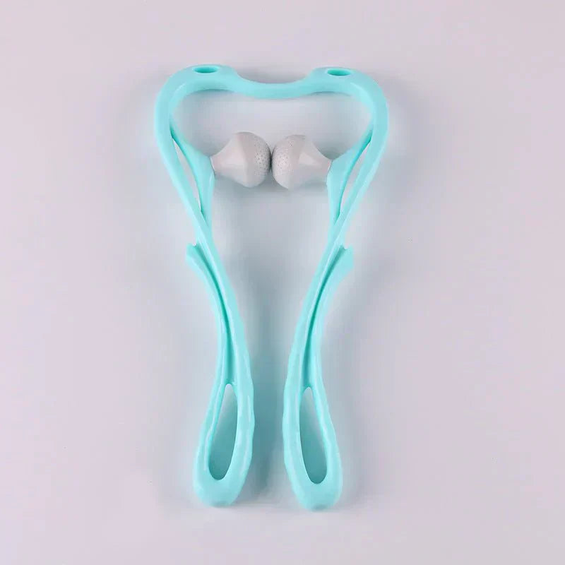 Neck Massager High Quality Multi-function Manual Relaxed Cervical Massager Pressure Relieve Double Ball Pressing Meridian Massager